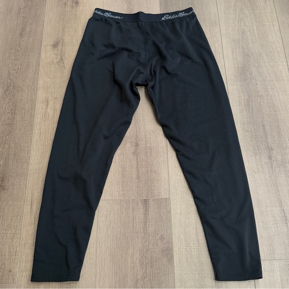 Eddie Bauer Men Large‎ Thermal Base Layer leggings Black Polyester - Picture 5 of 6